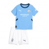 Manchester City Heimtrikot 2024-25 Kurzarm (+ kurze hosen)